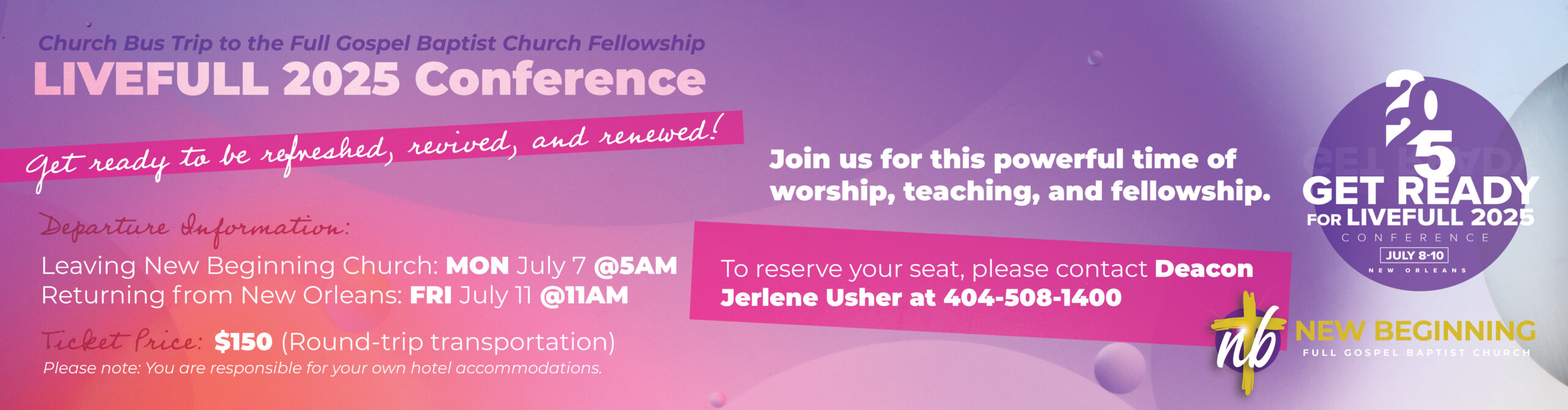 FGBCFI LIVEFULL Conference_newsletter banner