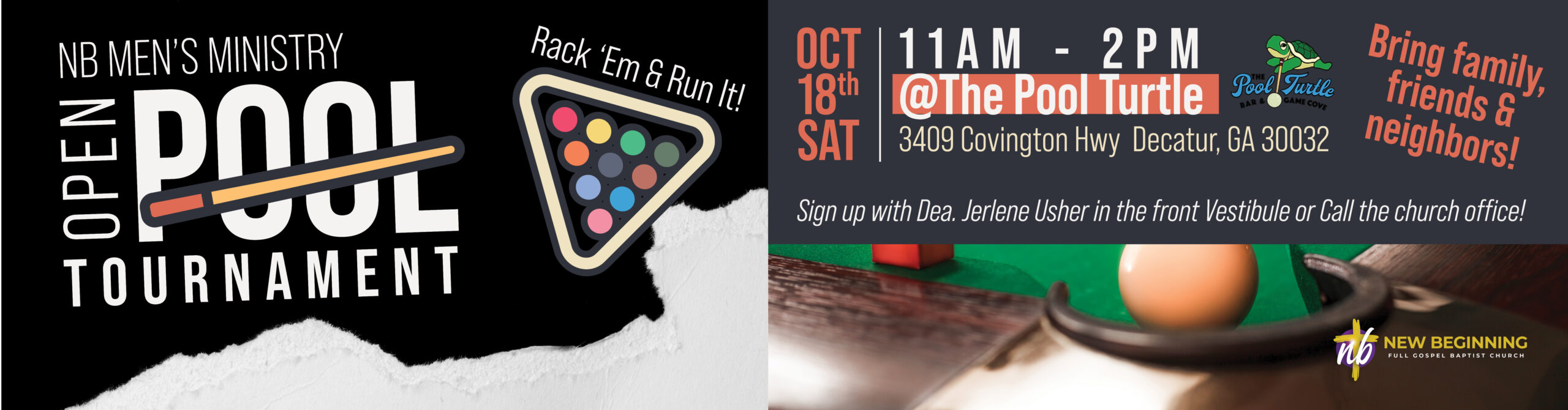 Men’s Pool Tournament_newsletter banner