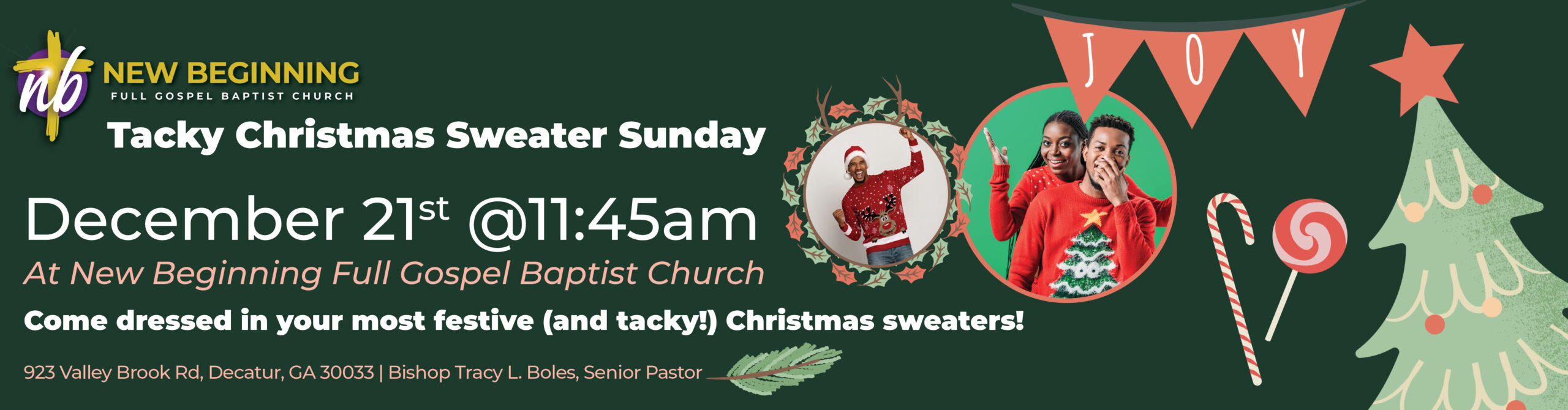 Tacky Christmas Sweater Sunday_newsletter banner