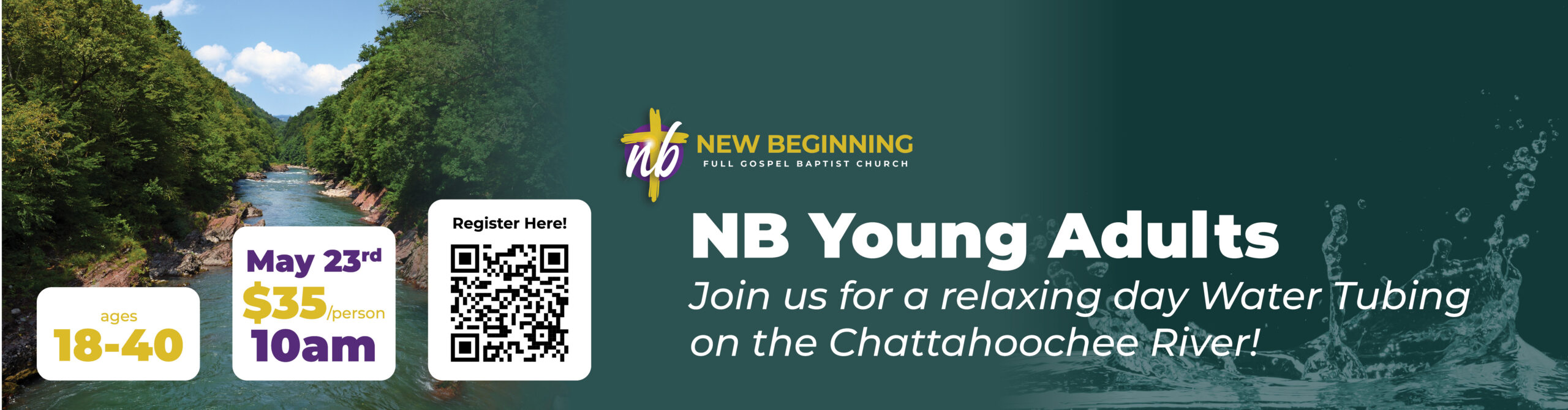 Young Adults Water Rafting_newsletter banner