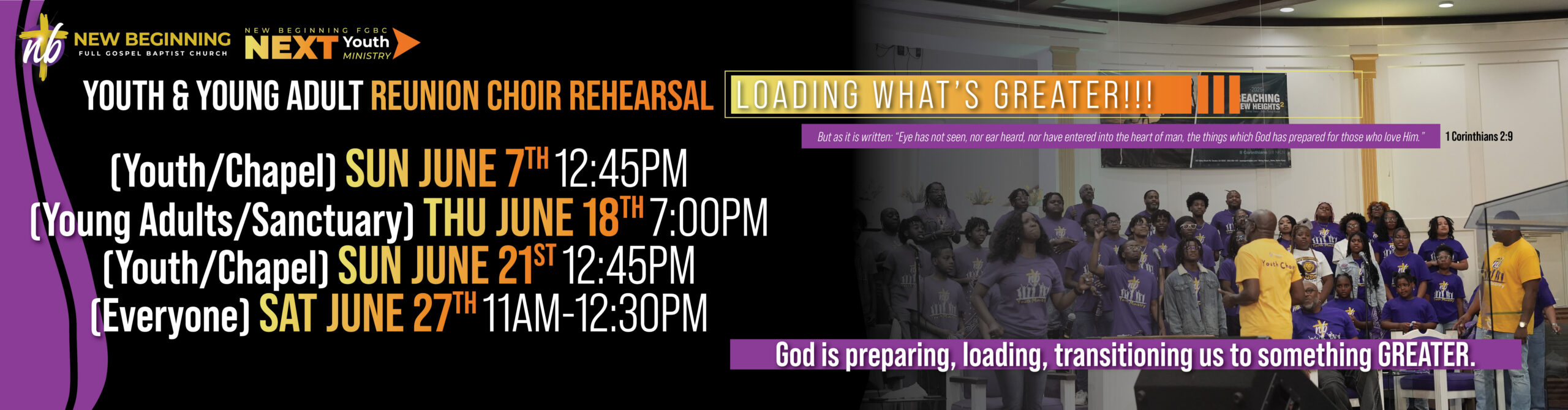 Youth Day Choir Rehearsal_newsletter banner