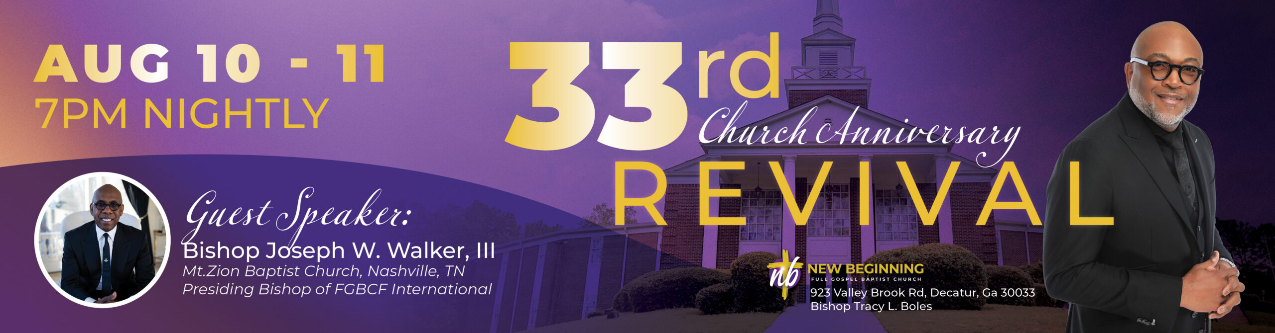 33rd Church Anniversary Revival_banner